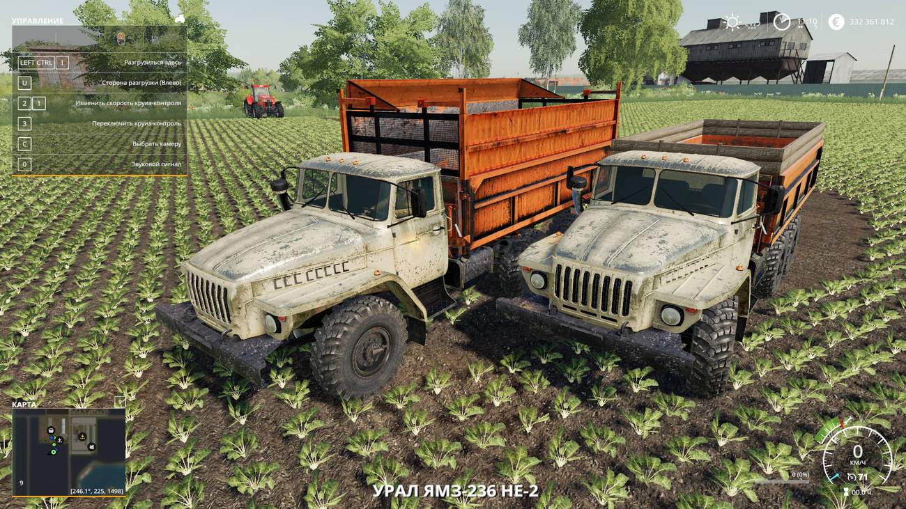 Картинка мода Урал сельхозник / неизвестен в игре Farming Simulator 2019