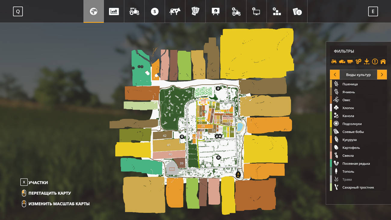 Картинка мода Mini mapa / PatrykPl в игре Farming Simulator 2019