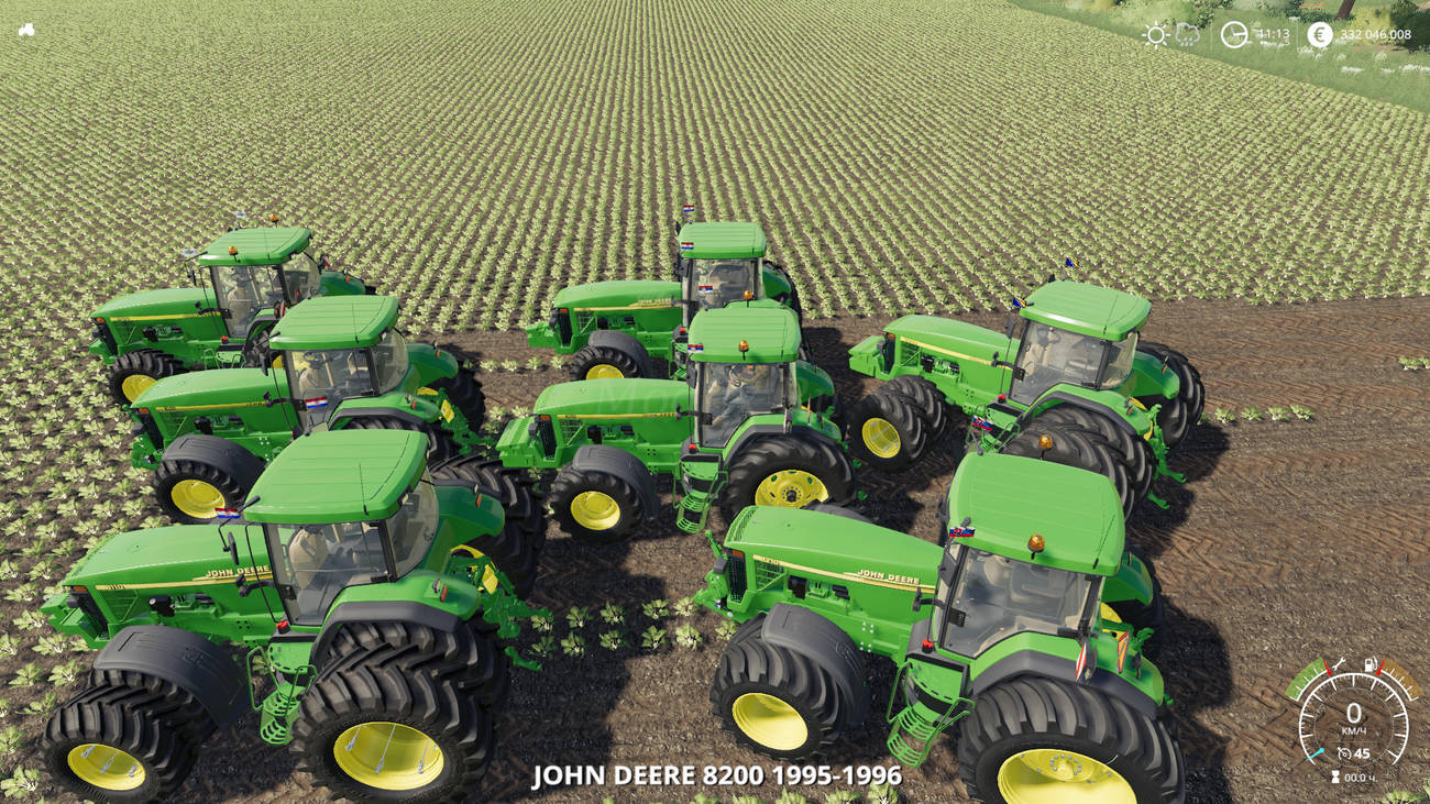 Картинка мода John Deere 8000/8010 / Udruzenje nezavisnih modera в игре Farming Simulator 2019