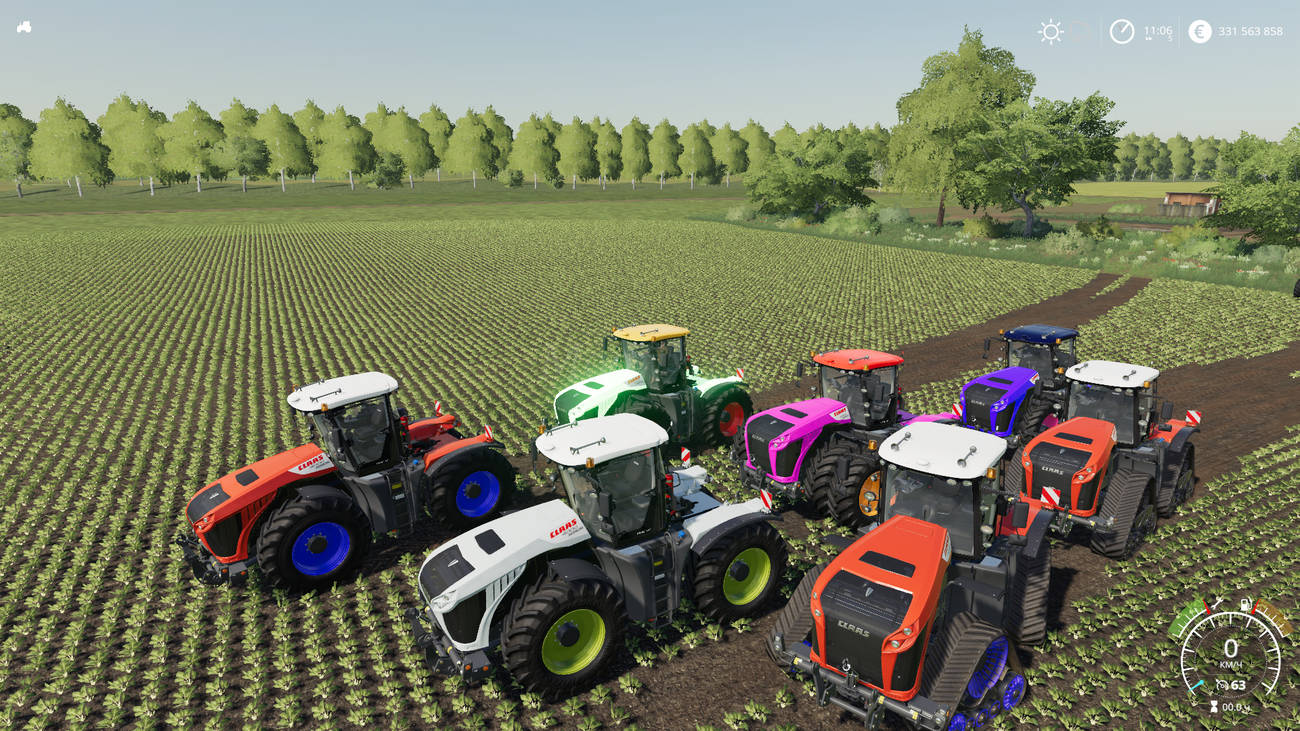 Картинка мода Claas Xerion 4000-5000 TeraTrac / CSS в игре Farming Simulator 2019