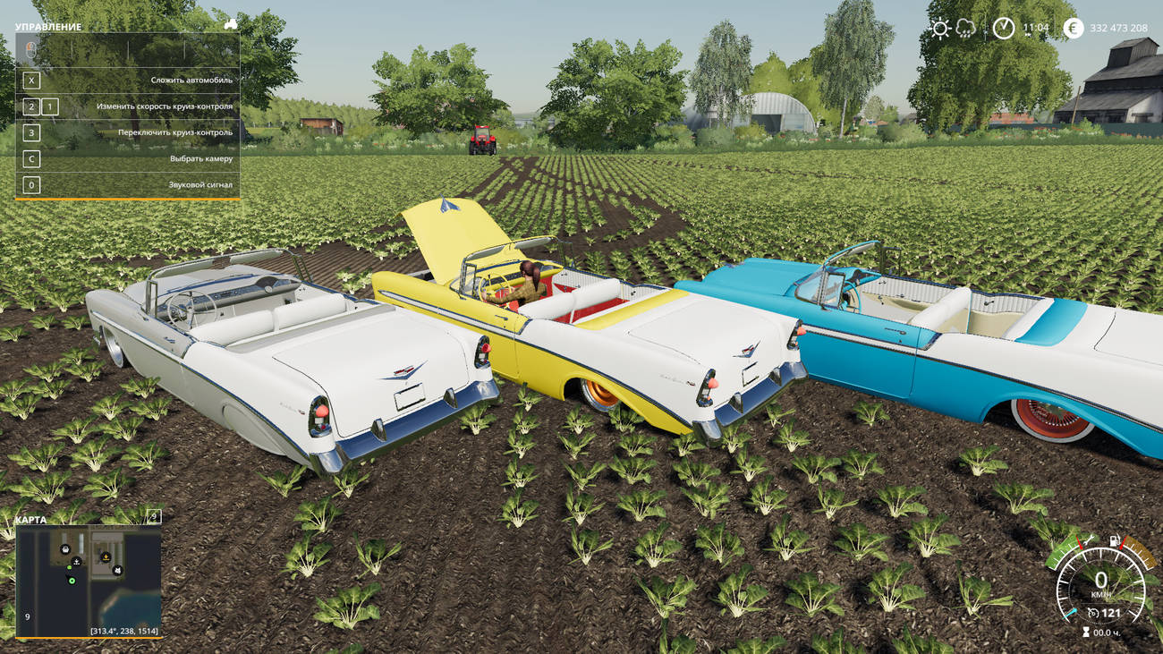 Картинка мода Chevrolet Bel Air CONVERTIBLE 1956 / SebCroteau в игре Farming Simulator 2019