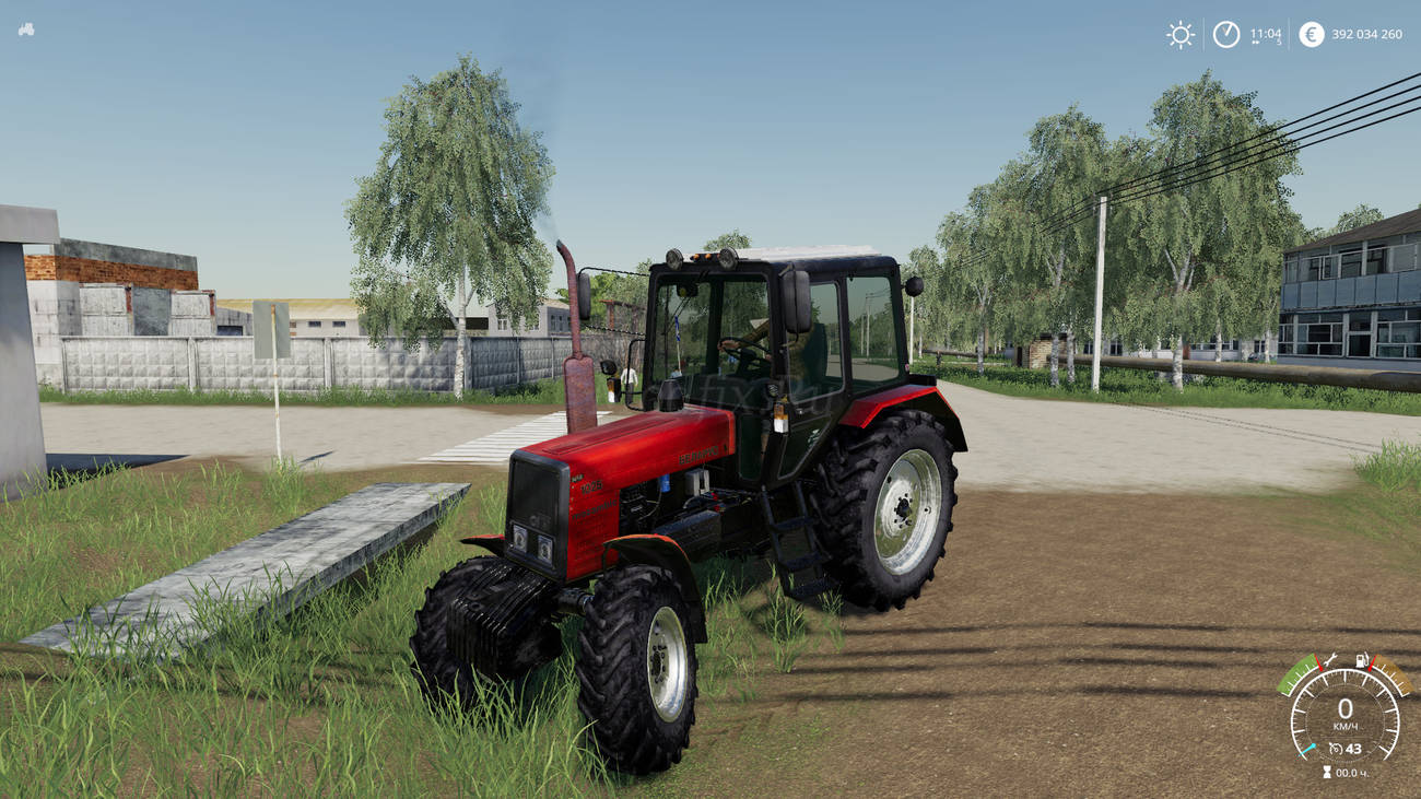 Картинка мода Беларус 1025 МТЗ красный / Санёк DERZ в игре Farming Simulator 2019