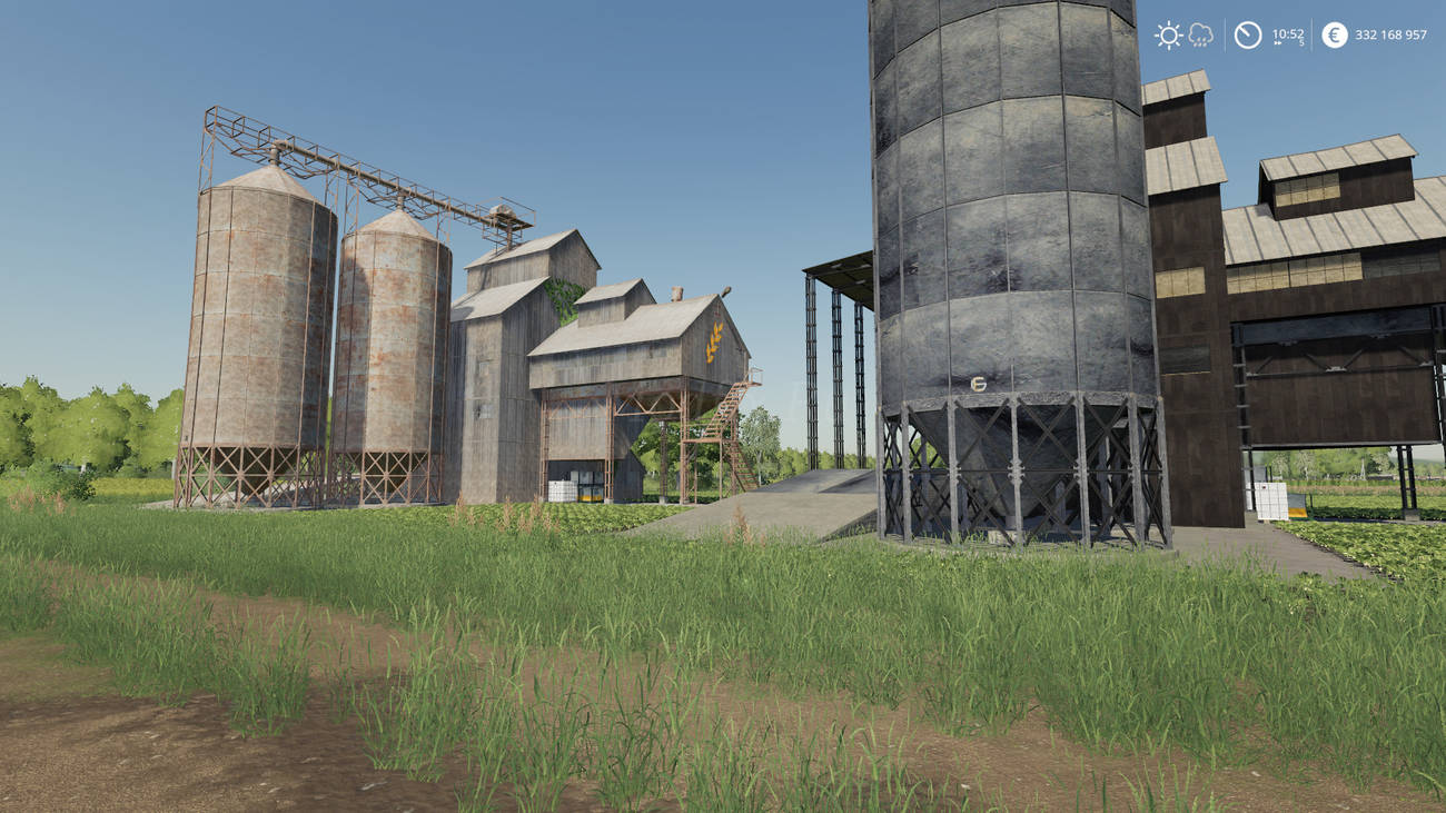 Картинка мода Российские зерновые силосы / Castiga в игре Farming Simulator 2019