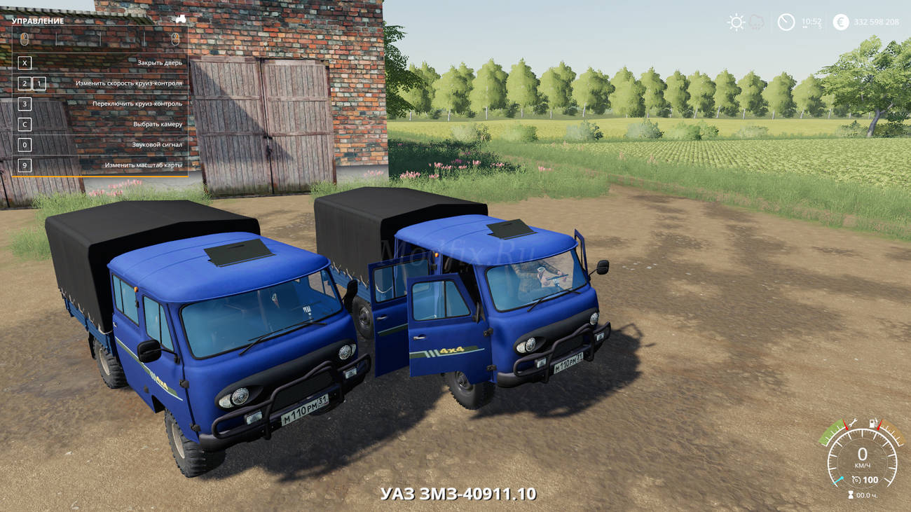Картинка мода УАЗ Фермер 39094 / Kulibin в игре Farming Simulator 2019