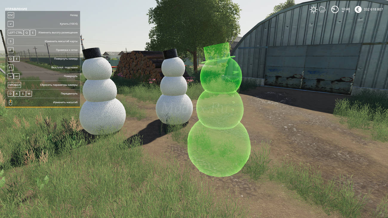 Картинка мода Snowman / Tarczi007 в игре Farming Simulator 2019