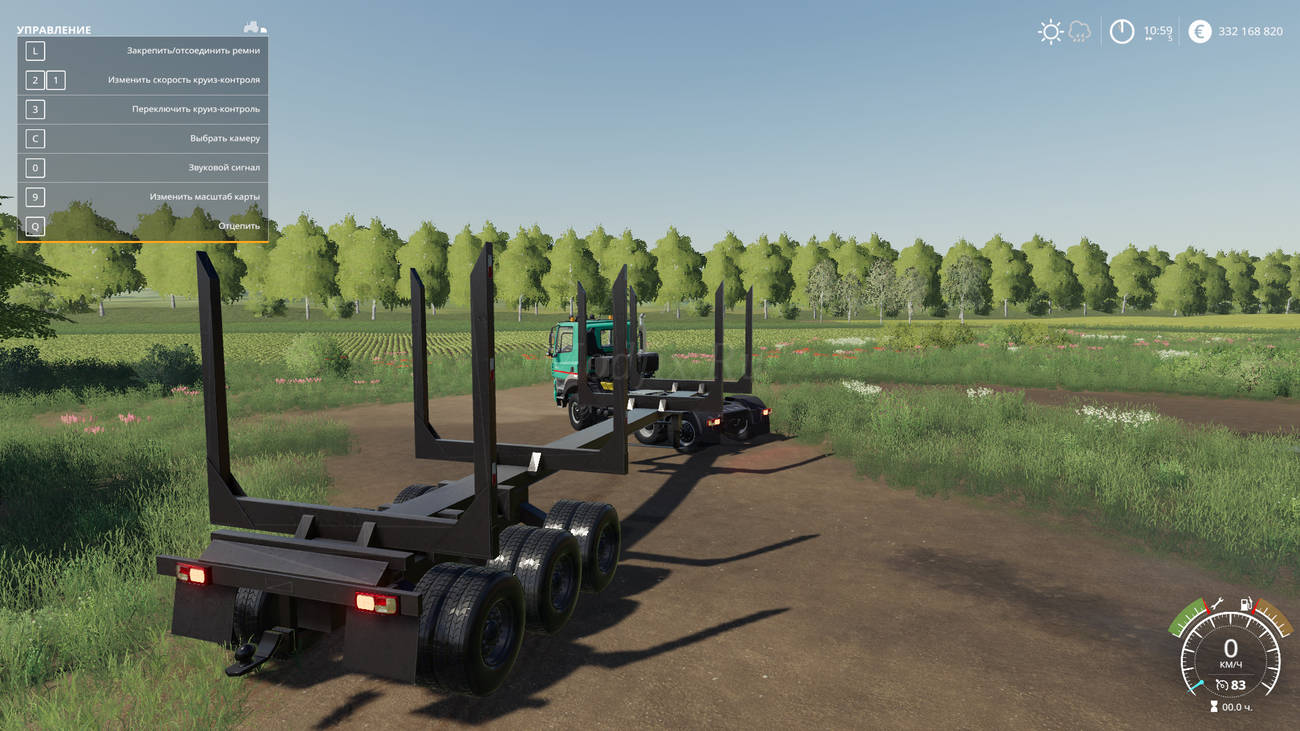 Картинка мода MedLog trailer / FDR Logging в игре Farming Simulator 2019