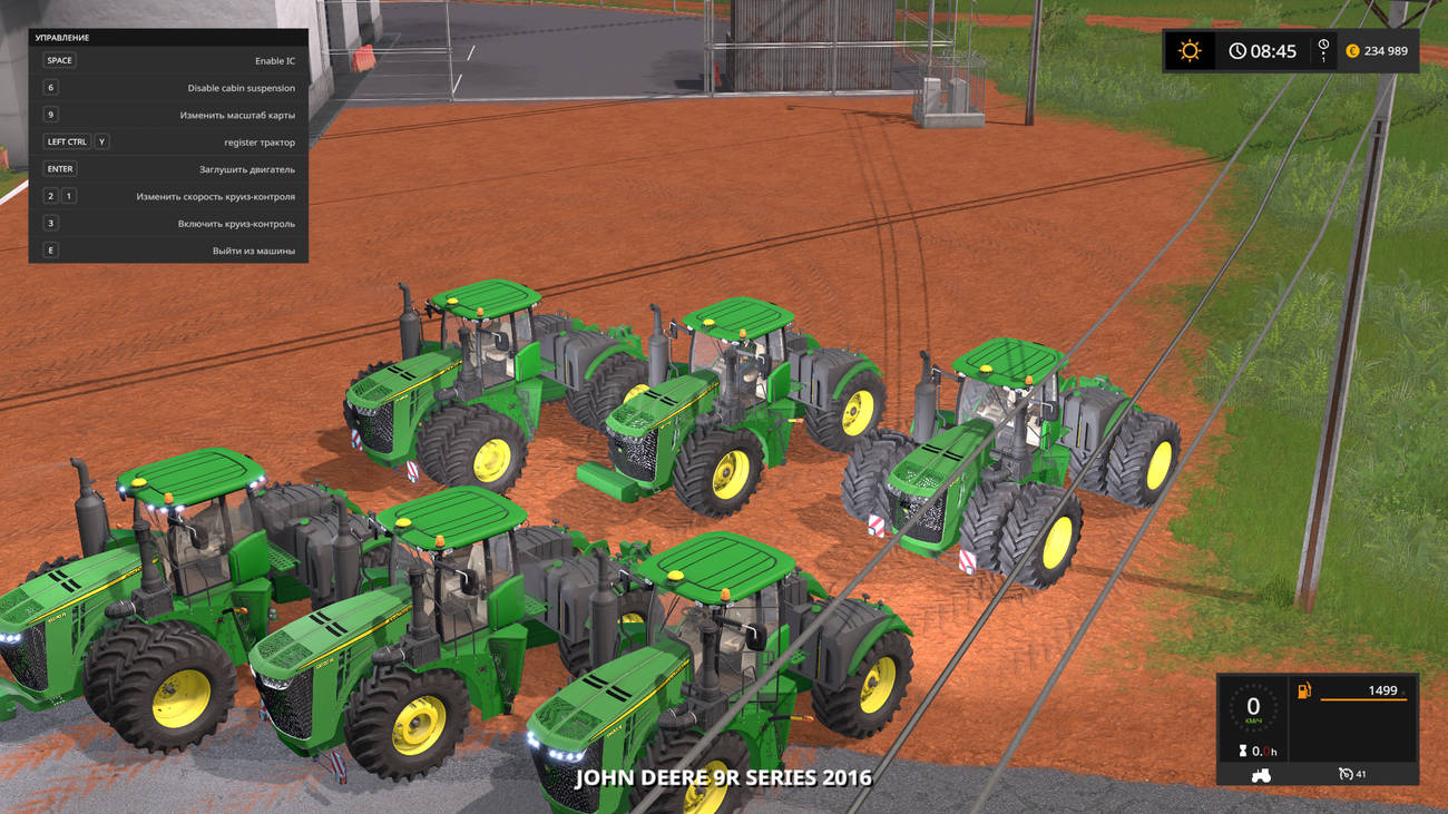 Картинка мода John Deere 9R Series 2016 / Кирилл Тельтевской в игре Farming Simulator 2017