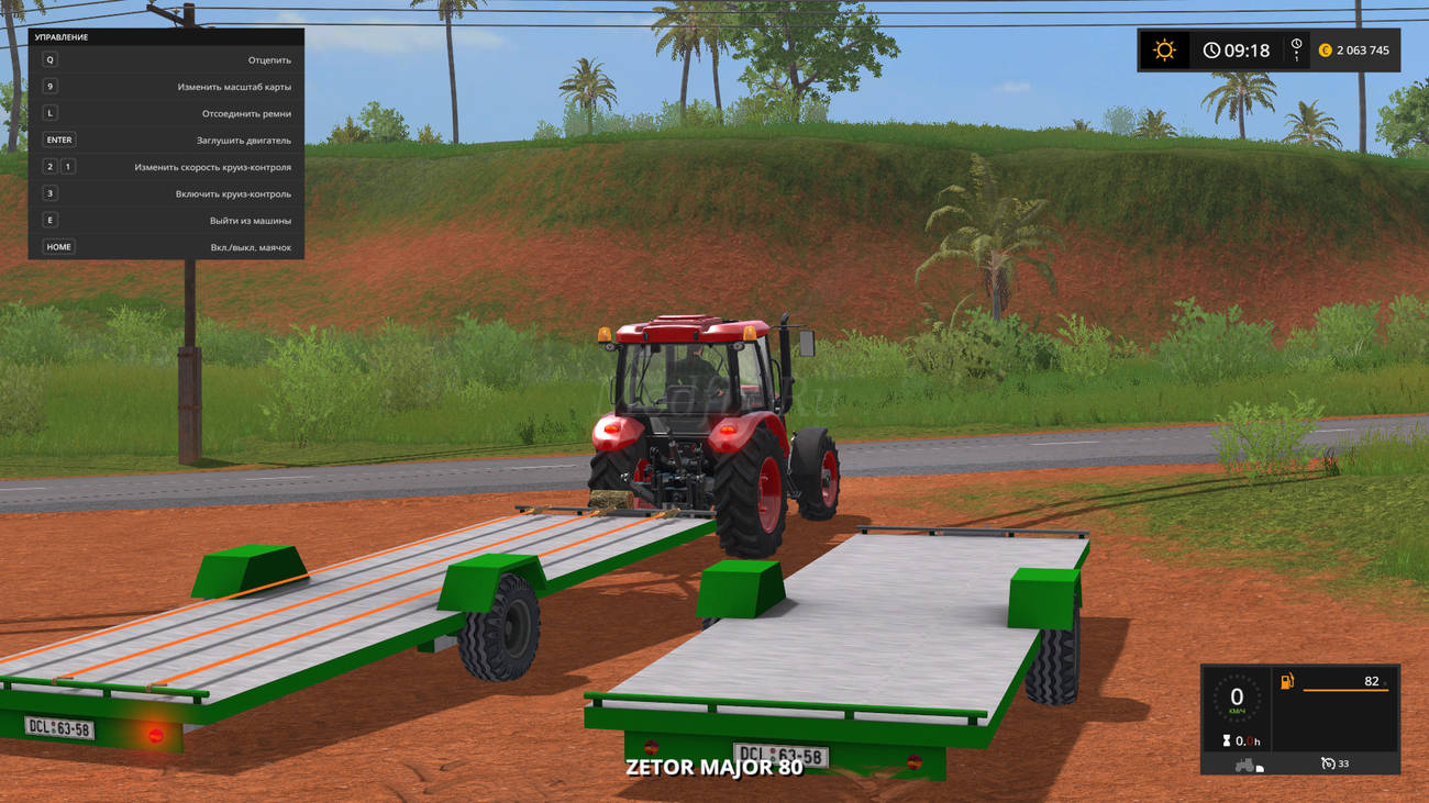 Картинка мода Trailer Transport / Fidžo в игре Farming Simulator 2017
