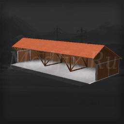 Картинка мода Machinery Shelter, With Lighting Prefab / fqC Art в игре Farming Simulator 2017