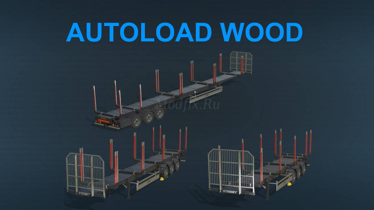 Картинка мода Fliegl Timber Runner Autoload Wood / Kenny456 в игре Farming Simulator 2022