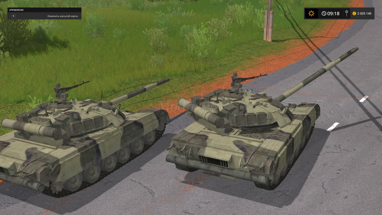 Картинка мода Т-80 Танк / Bborhbz в игре Farming Simulator 2017