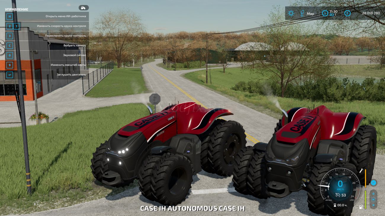 Картинка мода Case IH Autonomous FS22 / Univers Simu Modding в игре Farming Simulator 2022
