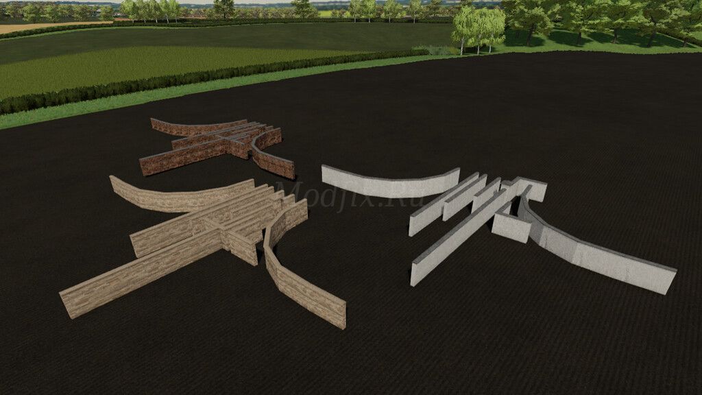 Картинка мода Prefab Stone Wall Pack / FLusty94 в игре Farming Simulator 2022