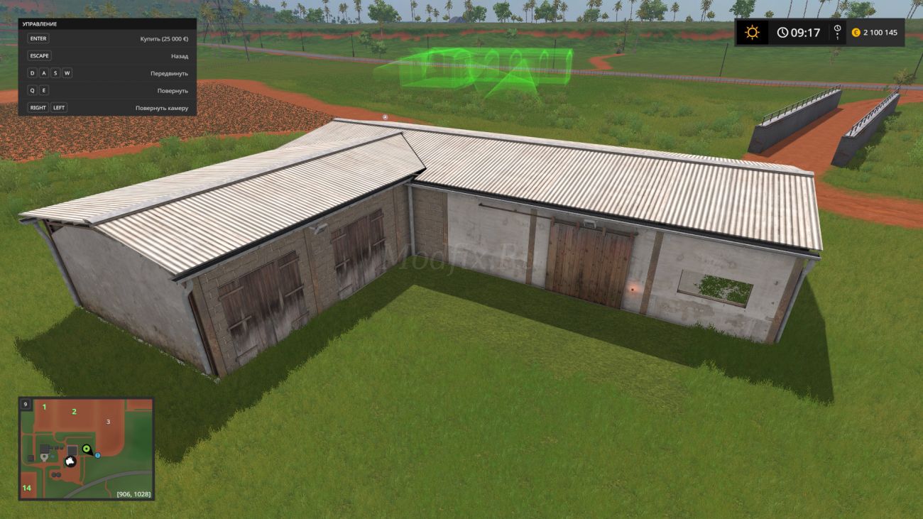 Картинка мода Storage buildings with animated doors / FS15_mapping в игре Farming Simulator 2017