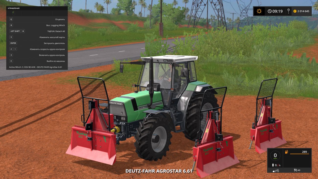 Картинка мода Tajfun EGV 80 AHK / 50keda в игре Farming Simulator 2017