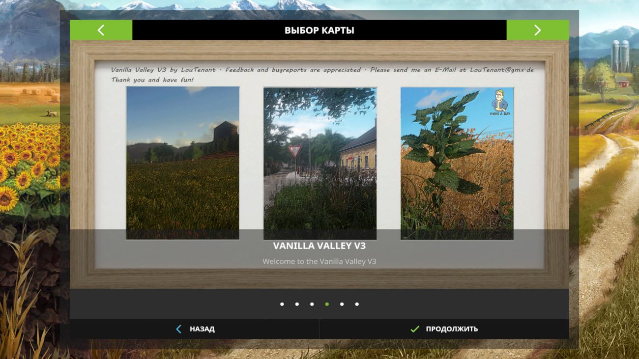 Картинка мода Vanilla Valley V3 - A Photorealistic map / LouTenant в игре Farming Simulator 2017