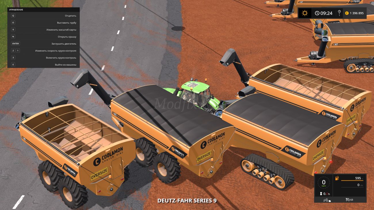Картинка мода Coolamon Chaser Bins 30T and 36T / JavierZzS в игре Farming Simulator 2017