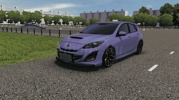 Картинка мода 2010 Mazda 3 / VAGOneLove в игре City Car Driving