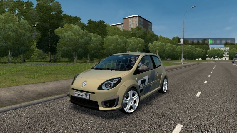 Картинка мода Renault Twingo Sport 133 Cup / X-killer в игре City Car Driving