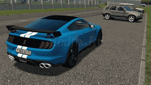 Картинка мода 2020 Ford Mustang Shelby GT500 / VAGOneLove в игре City Car Driving