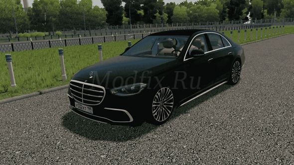 Картинка мода Mercedes-Benz W223 S450 4MATIC / VAGOneLove в игре City Car Driving