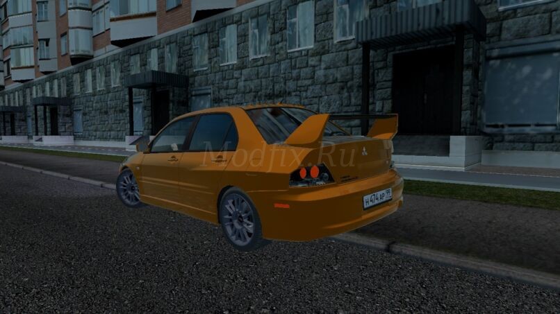 Картинка мода Mitsubishi Lancer IX MR / X-killer в игре City Car Driving