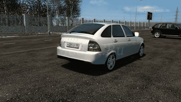 Картинка мода Лада Приора Hatchback / VAGOneLove в игре City Car Driving