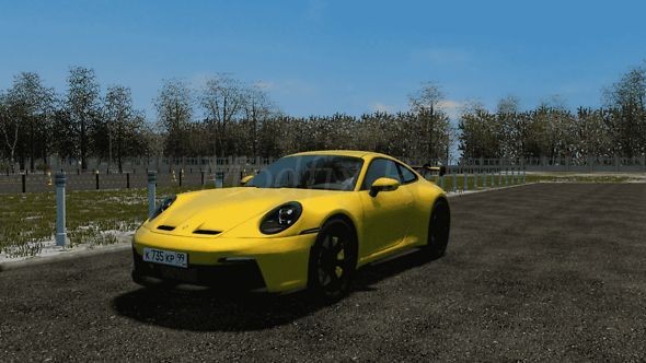 Картинка мода Porsche 911 GT3 (922) / VAGOneLove в игре City Car Driving