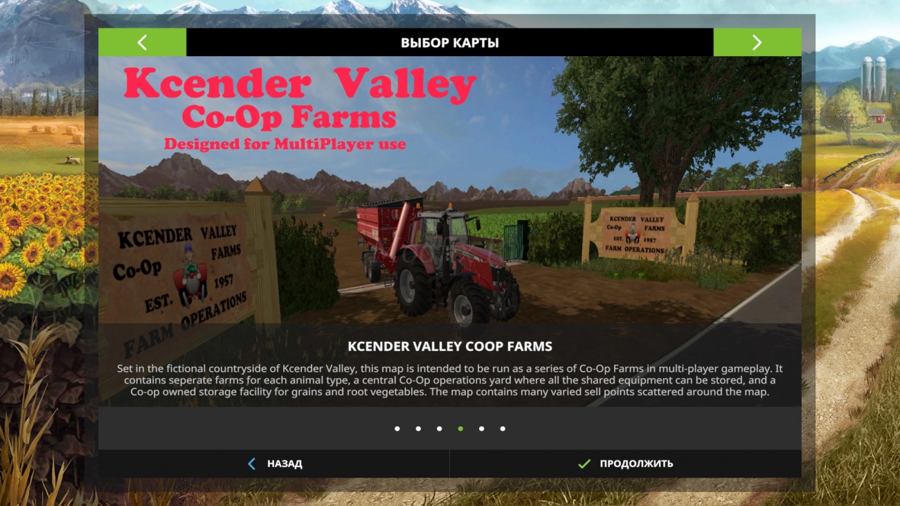 Картинка мода Kcender Valley CoOp Farms / FarmerJohn [jfhmodding] в игре Farming Simulator 2017