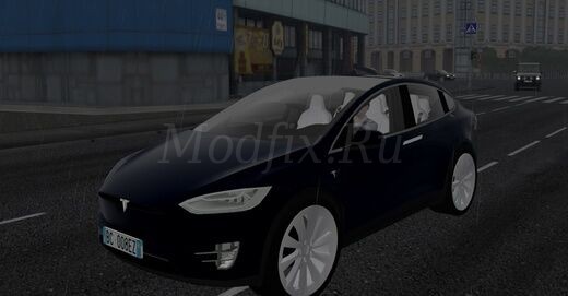 Картинка мода 2017 Tesla Model X P100D / AlexCCDMods в игре City Car Driving
