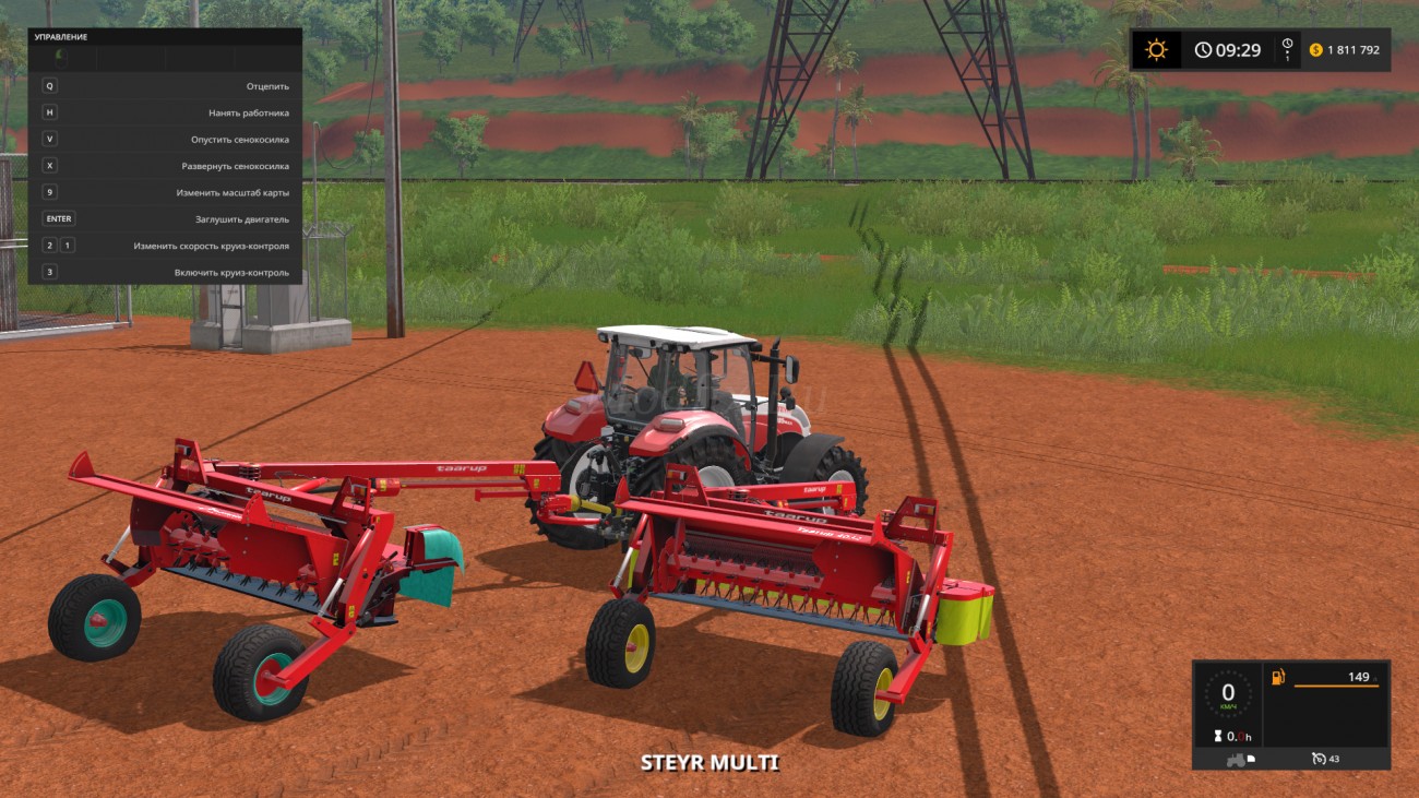Картинка мода Kverneland Taarup 4032 Mower / CDModelz в игре Farming Simulator 2017