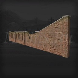 Картинка мода Brick Wall Prefab Prefab / Dorset в игре Farming Simulator 2017