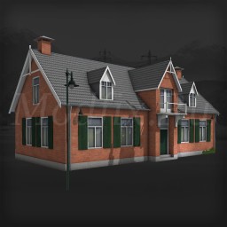 Картинка мода Luxury House Prefab / 20mmNormandy в игре Farming Simulator 2017
