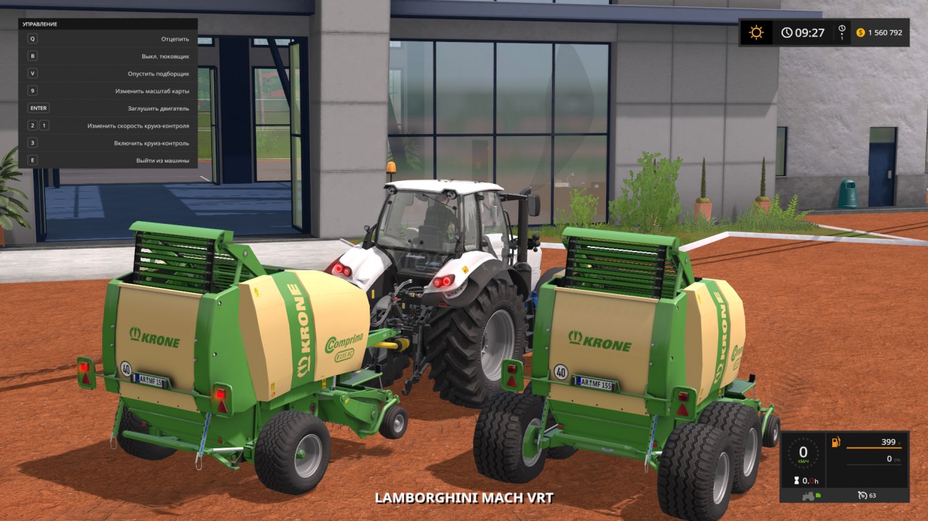 Картинка мода Krone Comprima F155 XC / ARM-Team в игре Farming Simulator 2017