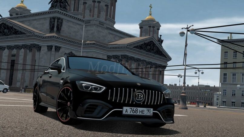 Картинка мода 2020 Mercedes-Benz GT63S AMG и 135 Экстерьеров / FaLLiN в игре City Car Driving
