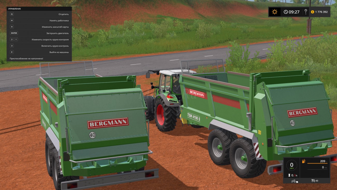Картинка мода Bergmann TSW 4190 S / Matt26 в игре Farming Simulator 2017