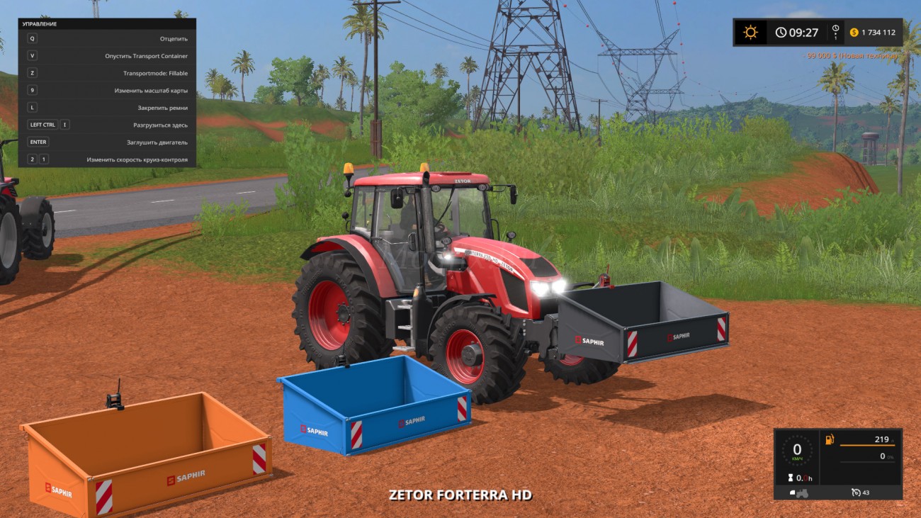 Картинка мода Saphir TL 200 / CG-Production в игре Farming Simulator 2017