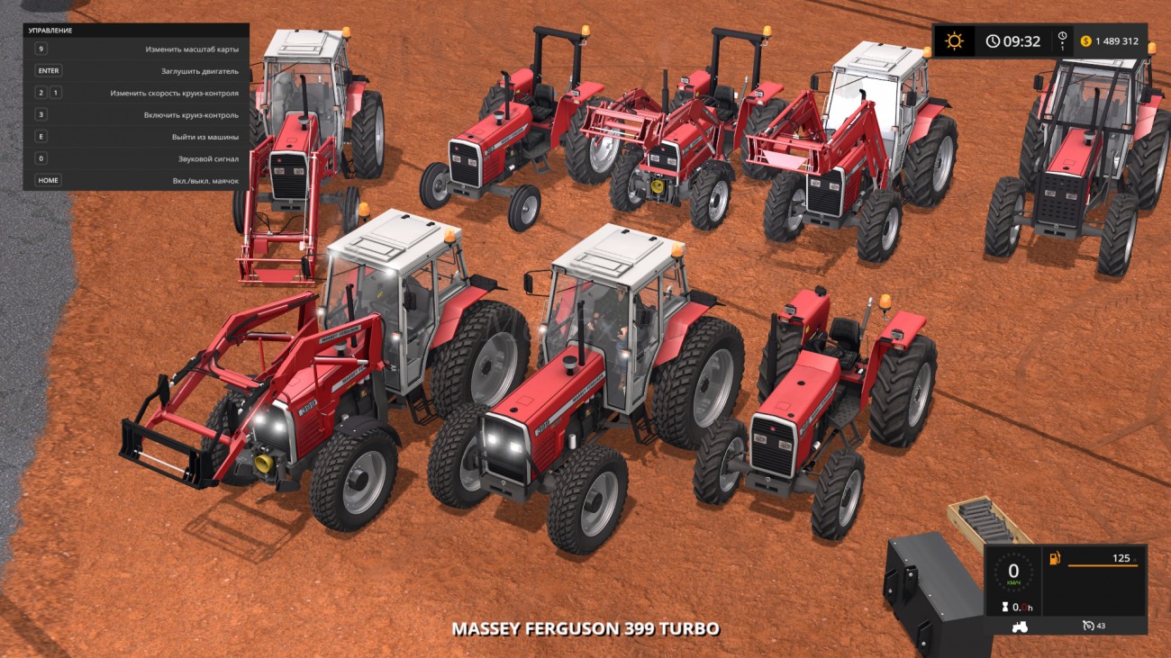 Картинка мода Massey Ferguson 300 Series Pack / NI Modding в игре Farming Simulator 2017
