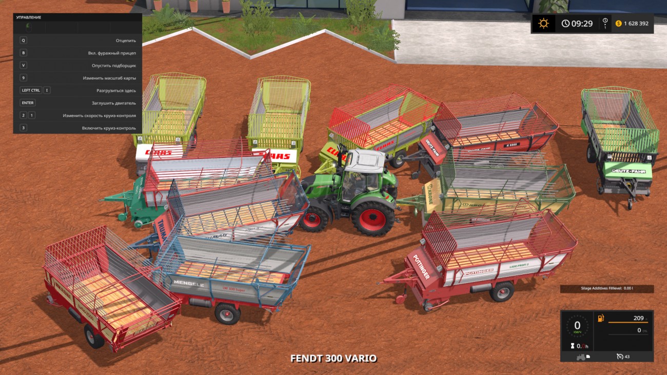 Картинка мода Old Forage Wagons / Gogobear в игре Farming Simulator 2017