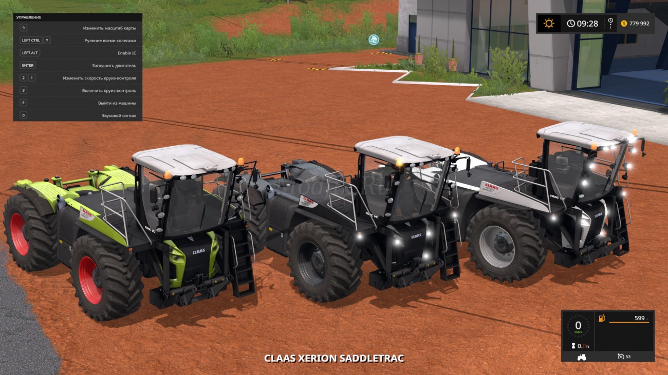 Картинка мода CLAAS Xerion SaddleTrac / Smety (CMT) в игре Farming Simulator 2017