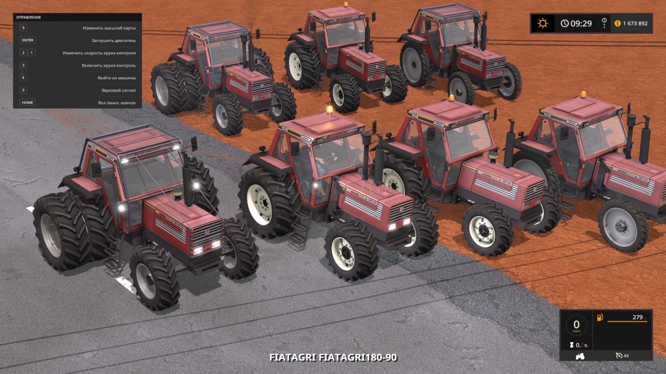 Картинка мода Fiatagri 180-90 / Peppe978 в игре Farming Simulator 2017