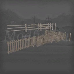 Картинка мода Wood Fence Panel Prefab / Mappers Paradise в игре Farming Simulator 2017