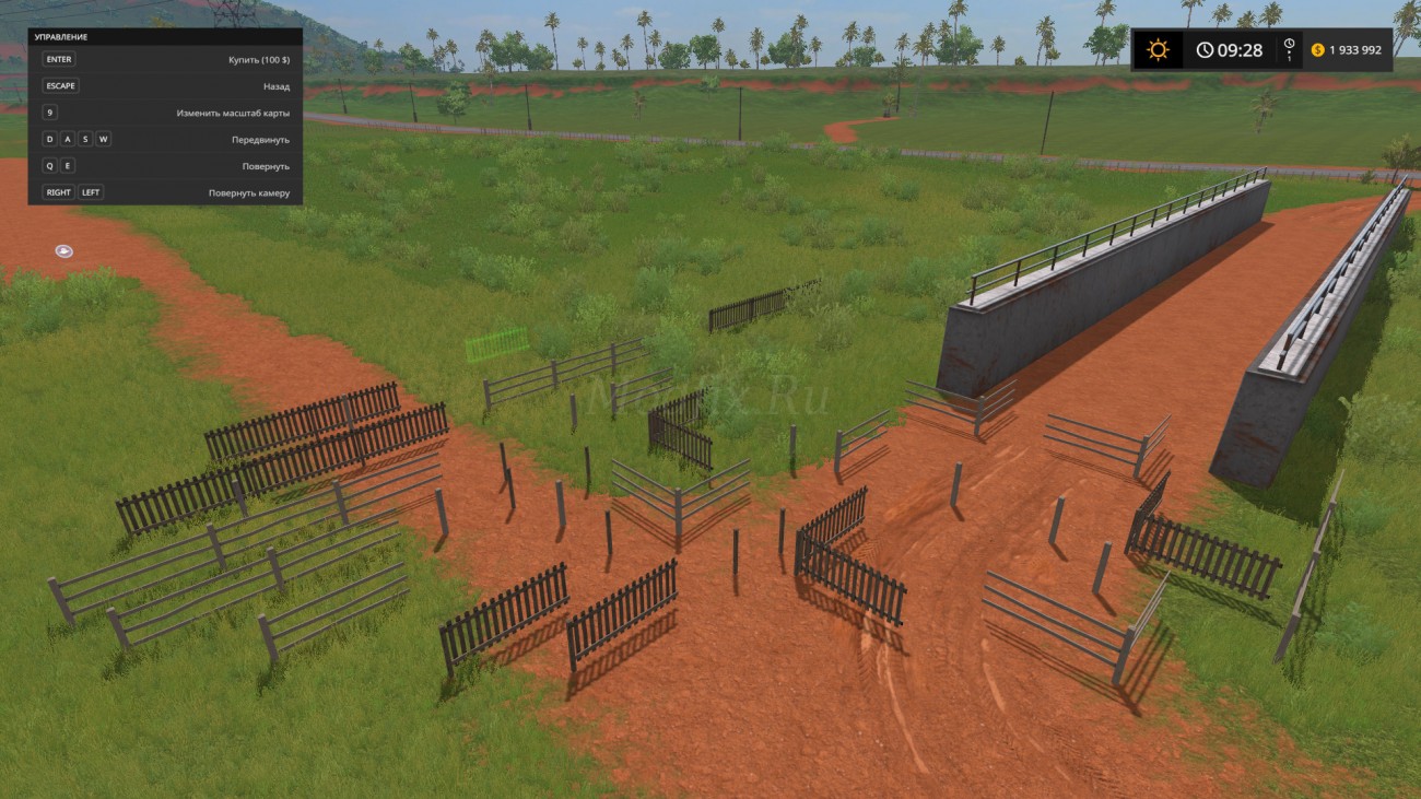 Картинка мода A Set Of Fences For Your Map / Mappers Paradise в игре Farming Simulator 2017