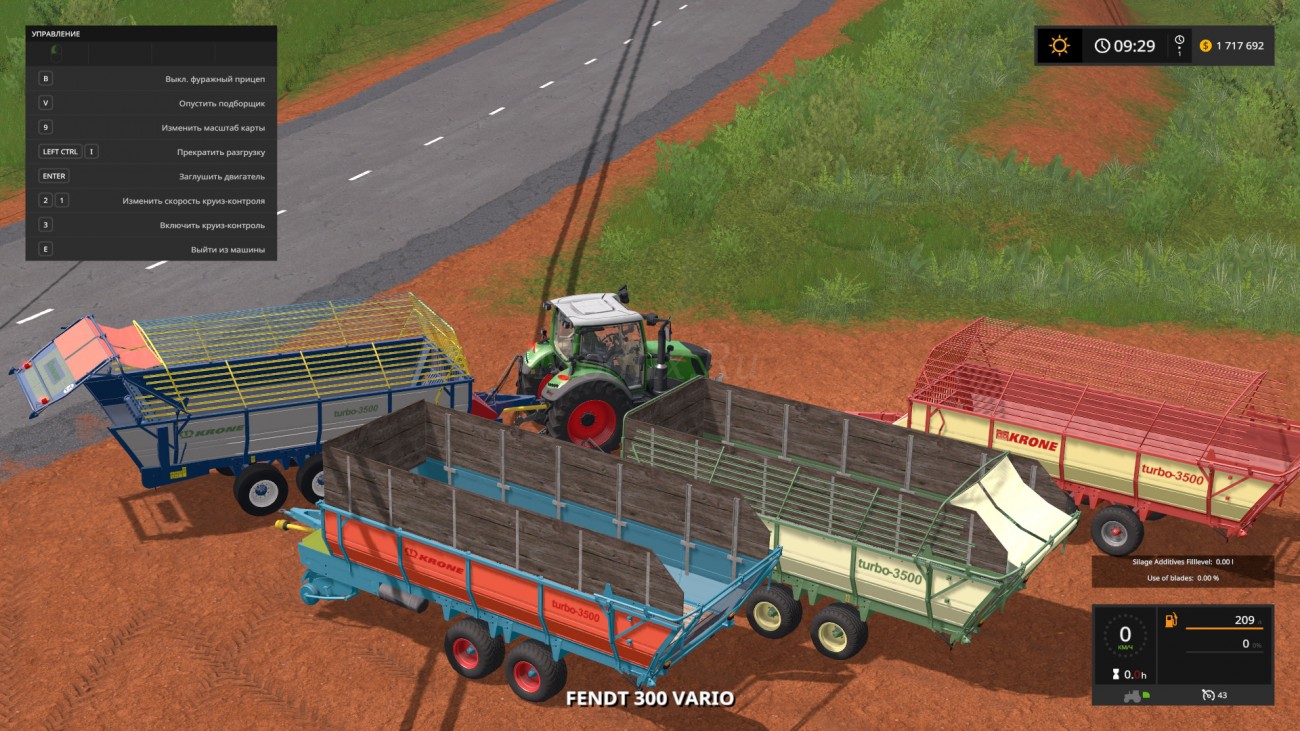 Картинка мода Old Forage Wagons Tandem FS17 / Gogobear в игре Farming Simulator 2017