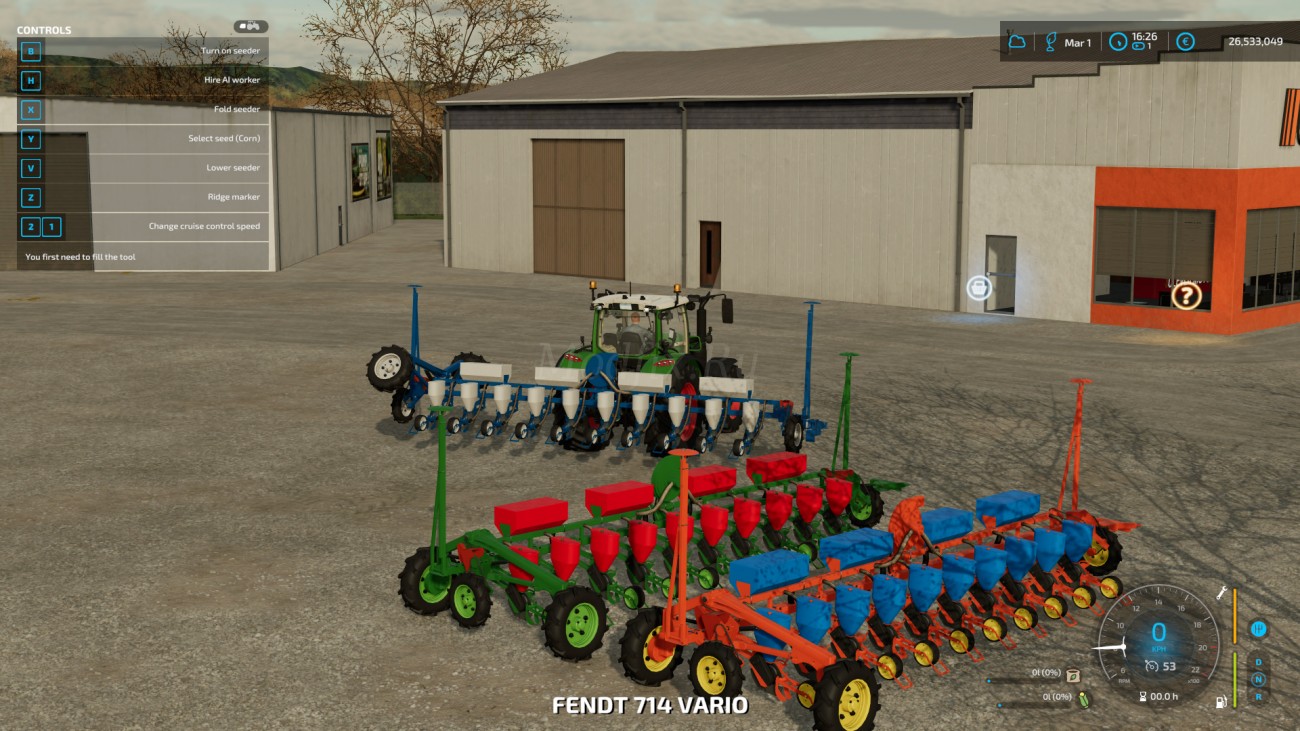 Картинка мода УПС-10 Сеялка / Relax в игре Farming Simulator 2022