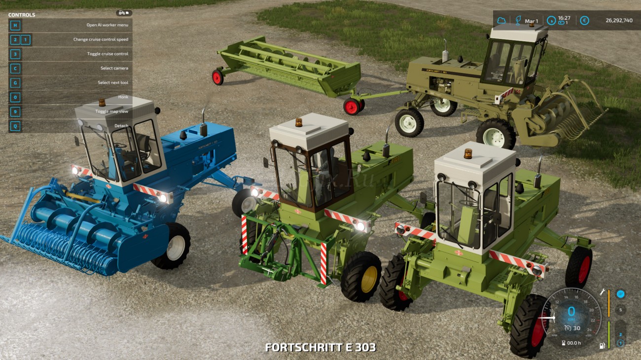 Картинка мода Fortschritt E303 Pack / Aaa modding в игре Farming Simulator 2022