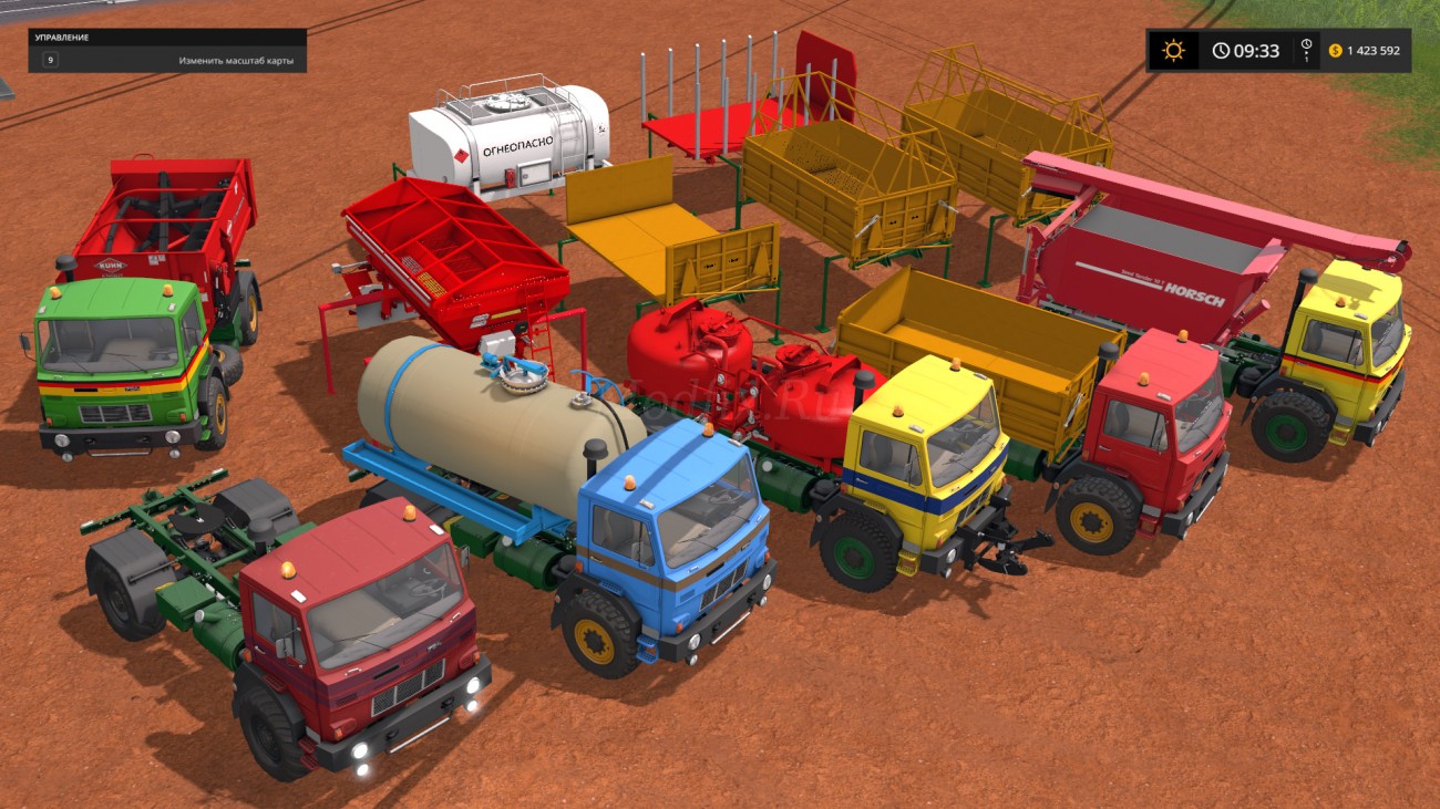 Картинка мода D-754 Truck Pack / Andvary в игре Farming Simulator 2017