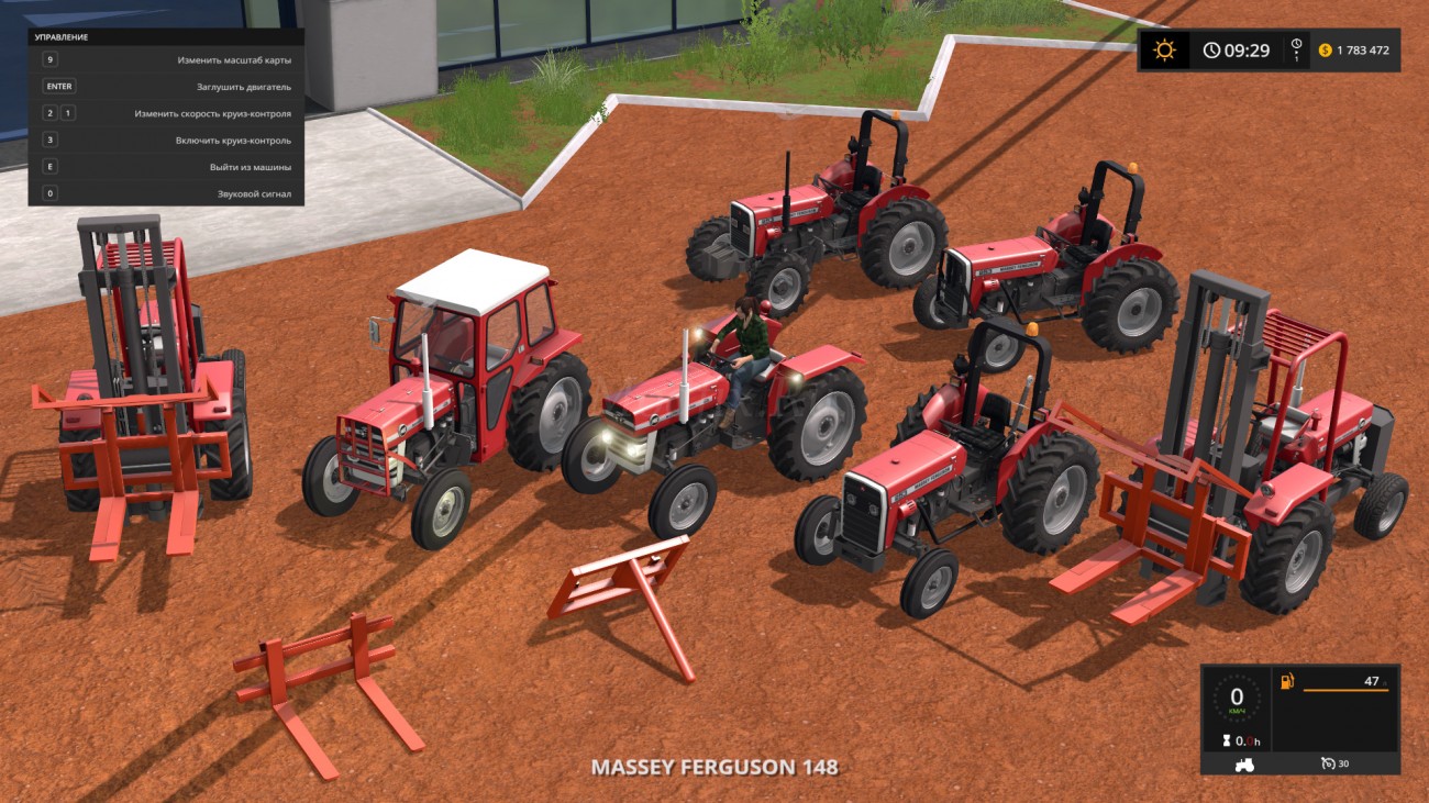 Картинка мода Massey Ferguson 148 and 253 / PeterJ в игре Farming Simulator 2017