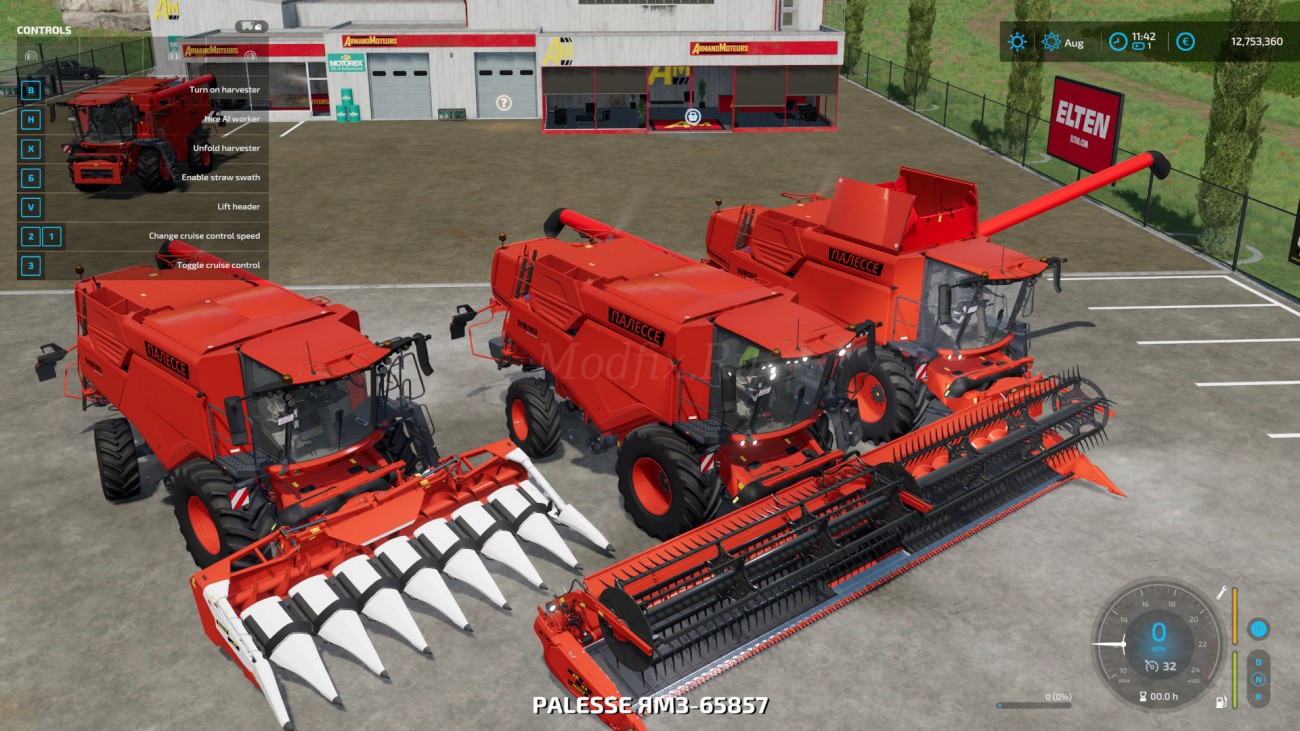 Картинка мода Palesse GS3219 / Ruslan Tlekeshev в игре Farming Simulator 2022